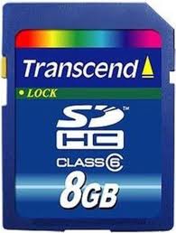 TRANSCEND Carte MÃ©moire SDHC Transcend - 8 Go - Classe 6