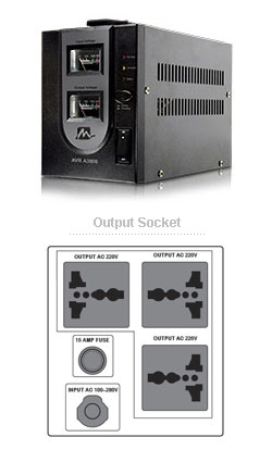 Mercury AVR A3000 - Stabilisateur de tension 3 KVA