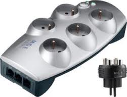 Multiprise protection Box 5 Tel + TV